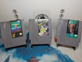 NES Variety of Games-Tecmo-Skate Or Die-Pinball. All Tested Working Cartridge.