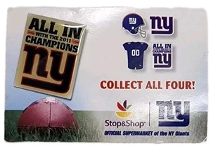 Giants Football Stop Shop Pin 2011 - Bild 1 von 1