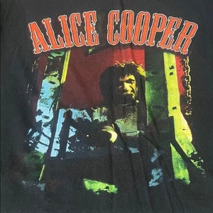 Maglietta Vintage Alice Cooper Rock N Roll Festival Grafica Stimata Taglia Large - Foto 1 di 6