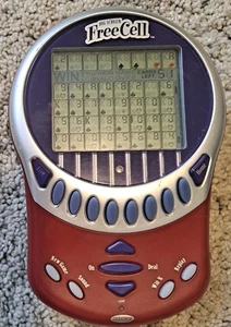 Radica Big Screen Free Cell SOLITAIRE Handheld Electronic Game Tested Works 2003 - Picture 1 of 5