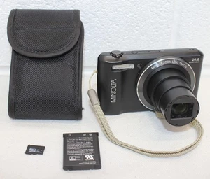 Minolta MN12Z Black 20 Megapixel Digital Camera TESTED/WORKS! no charger - Picture 1 of 19