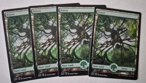Magic The Gathering - MTG - Forest - Battle for Zendikar - Full Art x 4 - NM - Picture 1 of 1