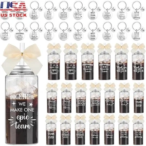 Bulk Gift Set Thank You Cups Keychains Employee Appreciation Gifts Party Favors - Bild 1 von 34