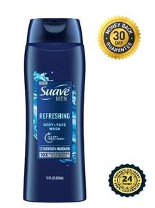 Suave Männer Körper- & Gesichtswasser, erfrischend, Zedernholz & Mandarine, 18 Oz. - Bild 1 von 6
