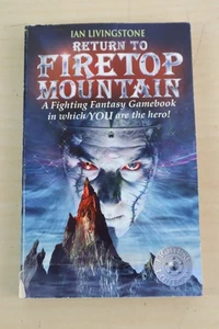 Ian Livingstone Return to Firetop Mountain Fighting Fantasy PB Book 2003 Wizard - Picture 1 of 8