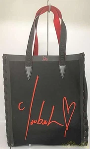 CHRISTIAN LOUBOUTIN CABALACE SMALL TOTE BAG Auth - Picture 1 of 16