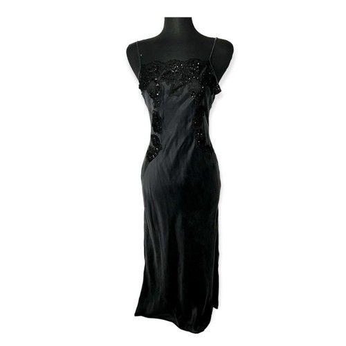 UNDERCOVER Abito slip maxi lingerie nero Victoria's Secret taglia S