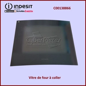 Vitre de four Indesit C00138866 - Imagen 1 de 2