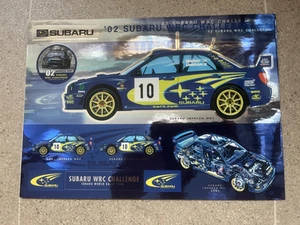 WRC SUBARU WORLD RALLY TEAM STICKER SET x 9 - 2002 SEASON - LAST FEW IN STOCK - Picture 1 of 1
