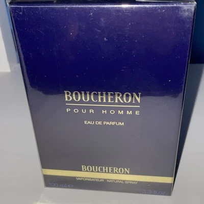 Boucheron Pour Homme 3,3 fl oz EDP *LOTE VINTAGE* Foto 1 de 2