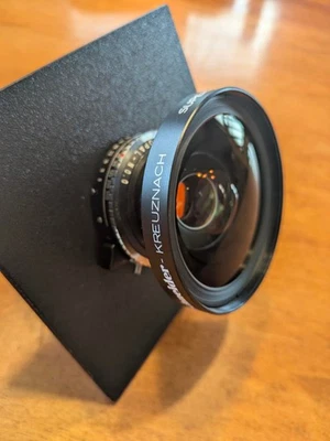 Lente Schneider Super Angulon MC 120 mm F8 en copal #0 obturador vendedor de EE. UU. Foto 1 de 4