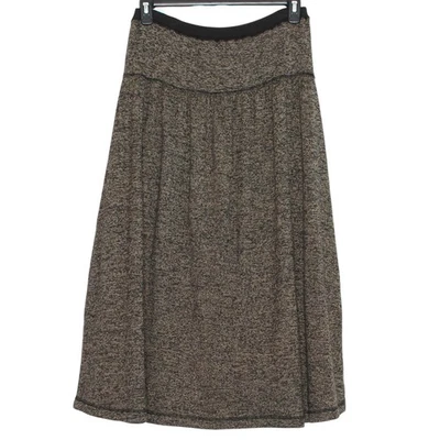 Falda De Colección Adrienne Vittadini Cottage Boho Minimalista Acogedora Maxi Marrón Mediana Foto 1 de 4