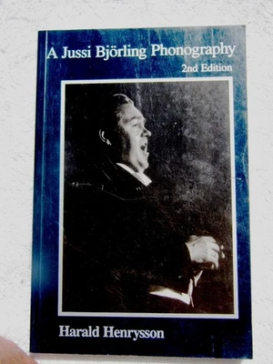 JUSSI BJOERLING Phonography HARALD HENRYSSON Record Discography LP Vinyl Swedish - Image 1 of 4