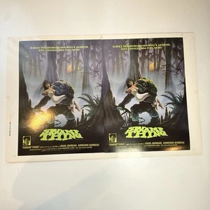 SWAMP THING PROOF MOVIE POSTER 2 PRINTED POSTERS 12" X 8" EACH VINTAGE UNCUT - Picture 1 of 17