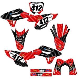 2022-2024 CRF 250 RX RACE SERIES Red Senge Graphics Kit Compatible with Honda - Picture 1 of 10