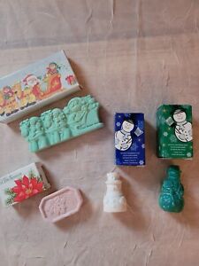 Vintage Avon 1987 Christmas Jolly Reindeer & More Christmas Soap Lot