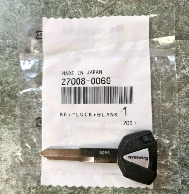 Llave en blanco genuina Kawasaki Ninja 650 1000 ZX6R ZX10R ZX14R Z1000 OEM 27008-0069 Foto 1 de 4