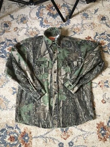 Vintage Winchester Chamois Camo Hunting Shirt Men’s Size Small Made In USA - Picture 1 of 9