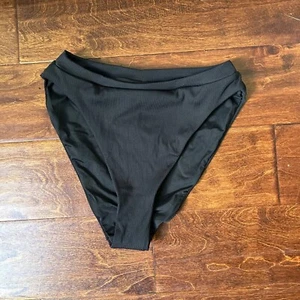 Bikini da nuoto nuovi con etichette Becca grattacielo taglio francese nero donna M - Foto 1 di 9