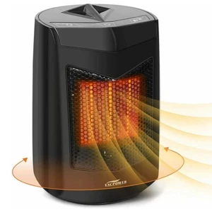 Vacpower 800W Ceramic Portable Space Heater with 50-Degree Oscillation for Indoo - Picture 1 of 5