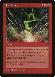 Magic The Gathering MTG FIREBLAST Visions NM Near Mint - Picture 1 of 1