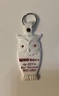 Vtg  MCM Owl Who Is The Key To Success Chicago City Furniture Advertising CLEAN