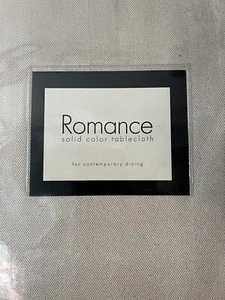 Tovaglia Benson Mills Romance tinta unita oblunga 52”x70” lino nuova - Foto 1 di 8