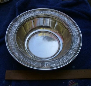 International Sterling WEDGWOOD (1924) 10 in ROUND SERVING BOWL D49-1-No Mono - Picture 1 of 6