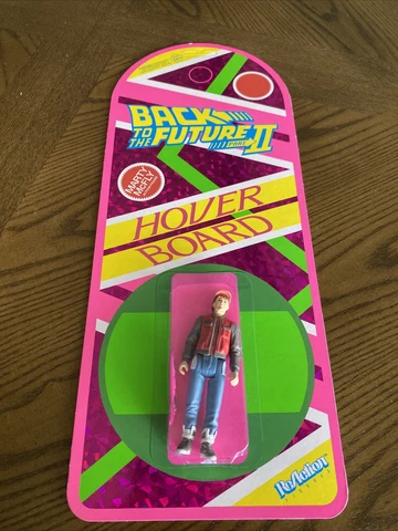Back To The Future ReAction Figure - Marty McFly Hoverboard SDCC 2020 New in Box Cover