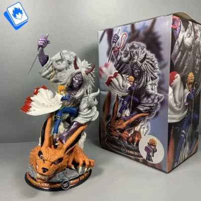 Action Figure Naruto Minato VS Kurama Devil 27cm STATUA DA COLLEZIONE Anime - Immagine 1 di 4
