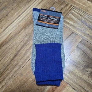 Realtree Herren gepolsterte Baumwolle Thermo Socken verstärkte Nähte blau/grau - Bild 1 von 7