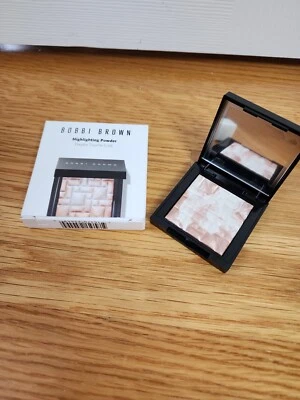 BOBBI BROWN MINI Highlighting Powder in PINK GLOW .14 OZ /4G LIMITED EDITION NEW - Image 1 of 3
