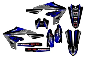 2019-2023 WR 450 F SURGE Black Senge Graphics Kit Compatible with Yamaha - Picture 1 of 10