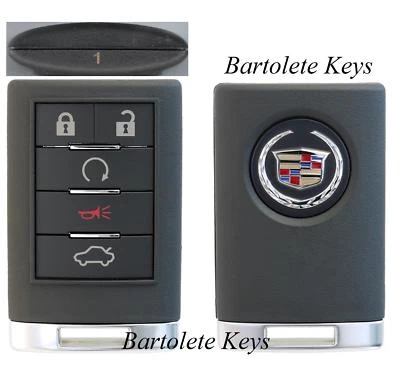 OEM Remote Entry Car Key Fob Fits 2008 2009 2010 Cadillac DTS CTS STS DRIVER #1 - Image 1 of 4