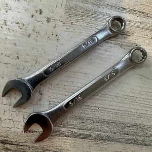 5/16" Combination Wrench 12 Point SAE Drop Forged Lot of 2 - Picture 1 of 4