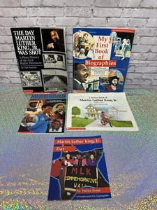 Biographies Lot of 5 Books Great Men and Women in History Martin Luther King Jr. - Imagen 1 de 15
