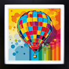 Hot Air Balloon Pop Wall Art Print Framed Canvas Picture Poster Decor