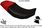 RED &amp; BLACK CUSTOM FITS KEEWAY TX 125 SM SUPERMOTO DUAL LEATHER SEAT COVER