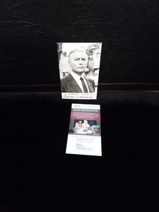 Edward Woodward Signed Black And White Photograph JSA -1 # - Picture 1 of 3