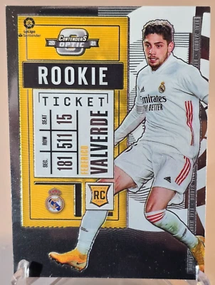 Federico Valverde 2020 Panini Chronicles Contenders Ticket La Liga #1 Rookie RC - Image 1 of 2