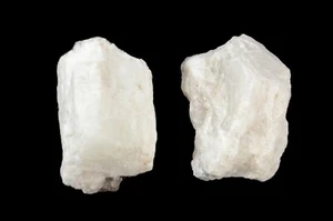 Moonstone 1 1/2" 2 Pieces Crown Chakra Healing Crystal Metaphysical Reiki Stone - Picture 1 of 4