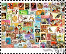 Indie Occidentali, Caraibi e Antille : 500 francobolli diversi Collezione