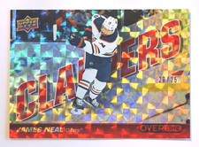 2019-20 James Neal Upper Deck Overtime Clappers #C-12 Red Foil Serial 20/25 SP