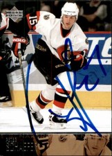 Peter Schaefer Signed Autographed 03/04 Upper Deck card Ottawa Senators