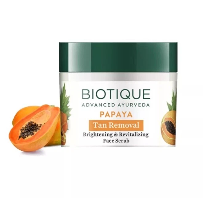 Biotique Bio Papaya Revitalizing Tan Removal Scrub (75g) - Image 1 of 1