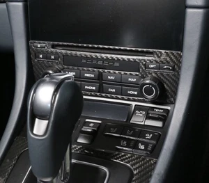 Adatto per Porsche 911 991 718 cover radio vero carbonio nuovo - Foto 1 di 3