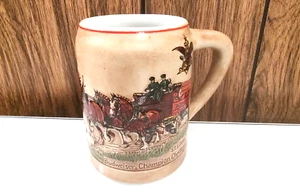 Vintage 1980 Budweiser Championship Clydesdales Ceramarte Mug Beer Stein - Bild 1 von 1