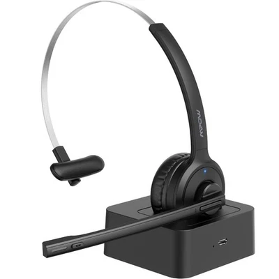 Mpow Bluetooth-Headset Mit Geräuschunterdrückun Mikrofon Kabellose Kopfhörer PC - Bild 1 von 4