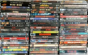 150 BRAND NEW HORROR DVDS. These Are Factory Sealed Dvds. Photos Might Differ. - Picture 1 of 11