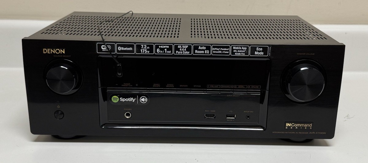 DENON AVR-X1100W リモコン付 （ジャンク品 ) Amazon | リモコン、多機能AVシステムリモコンRC-1168デノンAVR